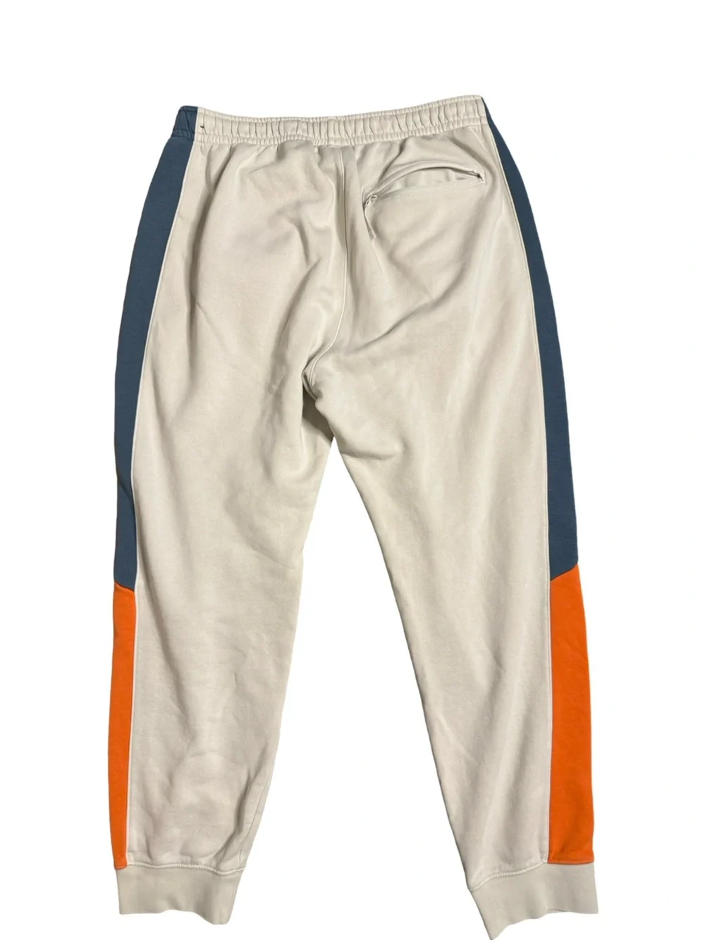 Nike Sportswear‎ Club Fleece Gray Orange Blue Colorblock Joggers Large